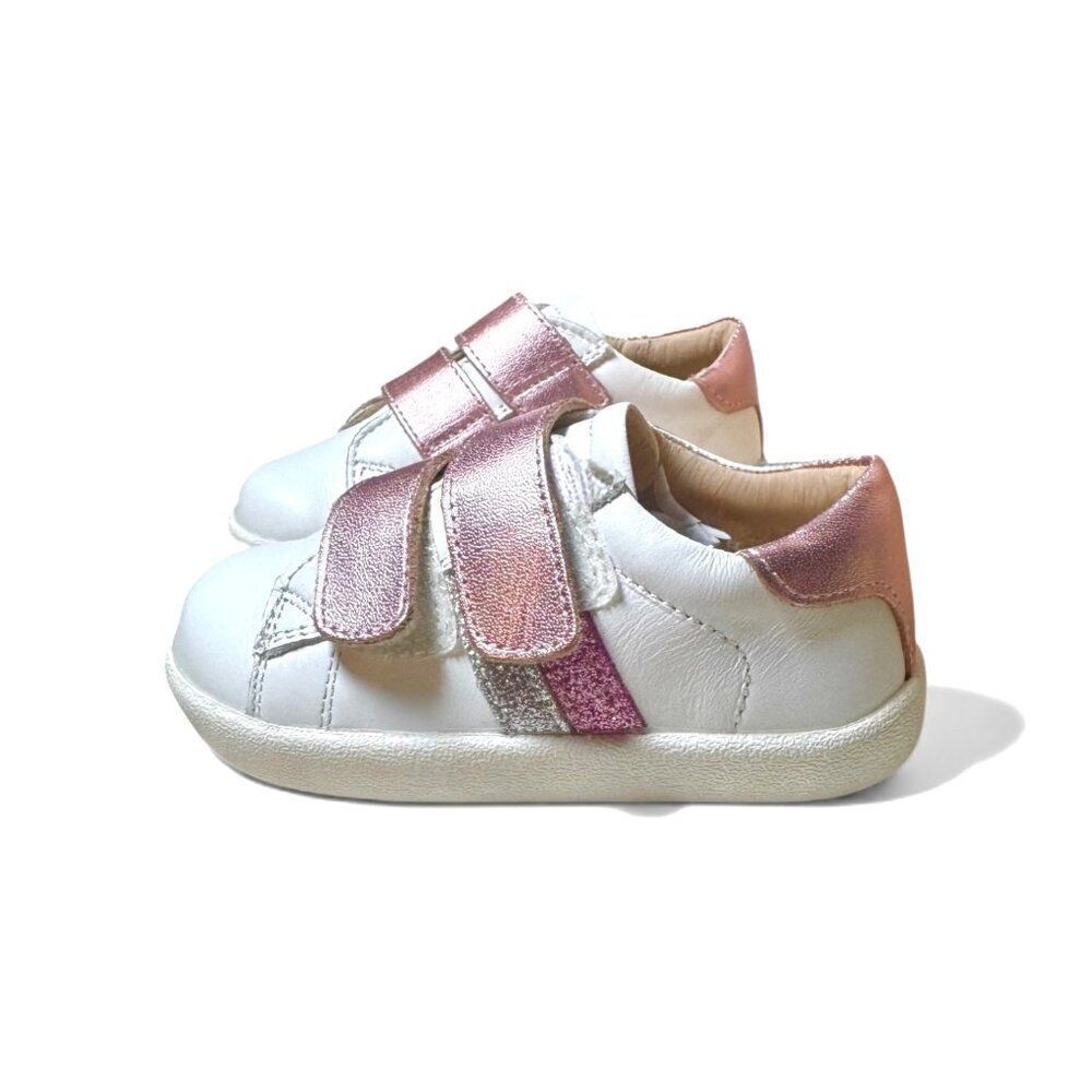 Old Soles Sport Glam Leather Sneakers 7 Toddler Girls - Picture 2 of 5